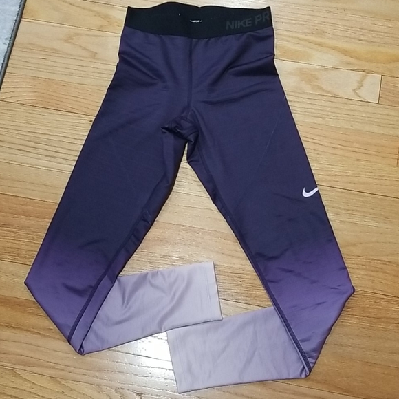 Nike compression Purple ombre pants XS - Picture 1 of 1